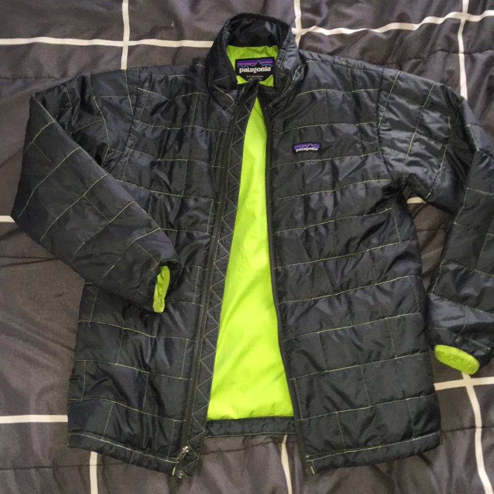 Patagonia light down coat
